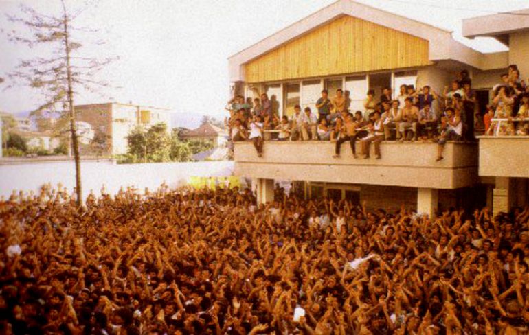 Erstürmung der deutschen Botschaft in Tirana, 1991